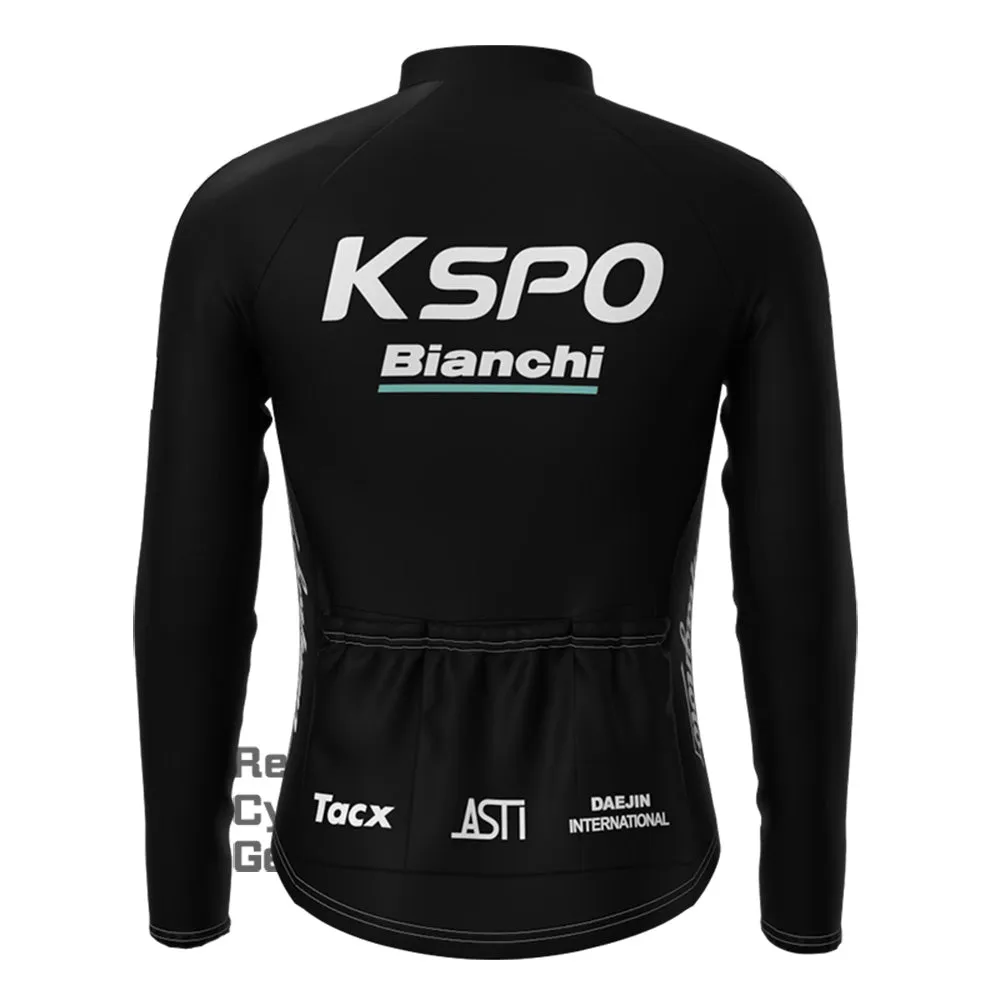 2018 Bianchi Fleece Retro Long Cycling Kits