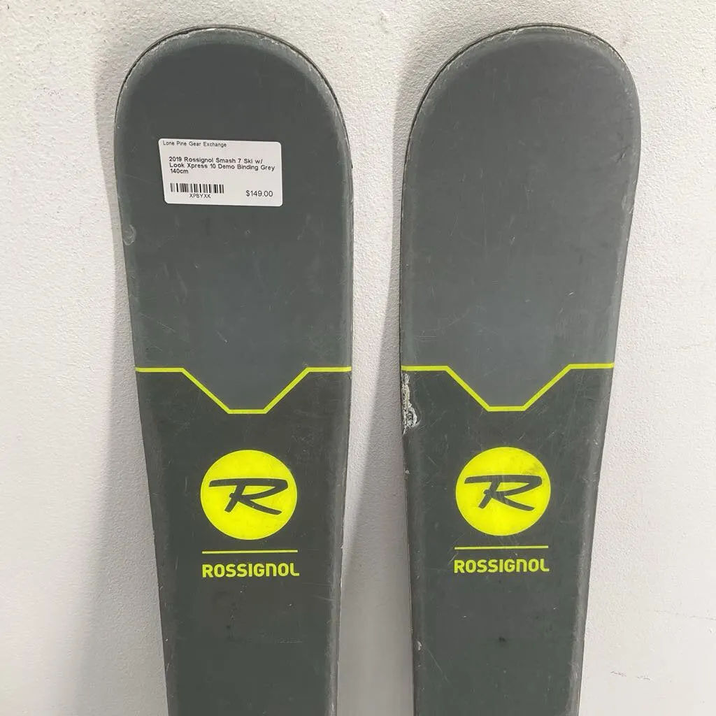 2019 Rossignol Smash 7 Ski w/ Look Xpress 10 Demo Binding