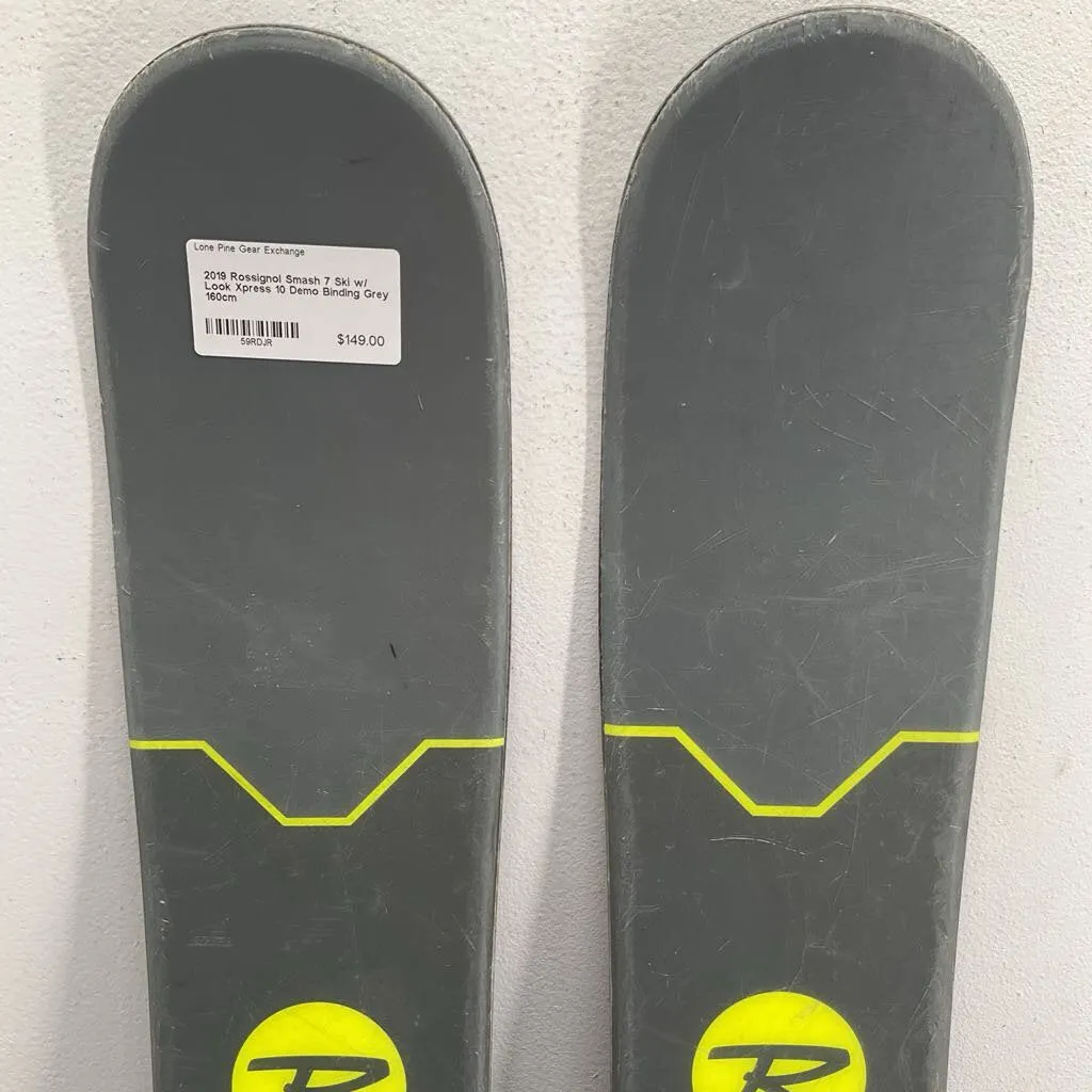 2019 Rossignol Smash 7 Ski w/ Look Xpress 10 Demo Binding