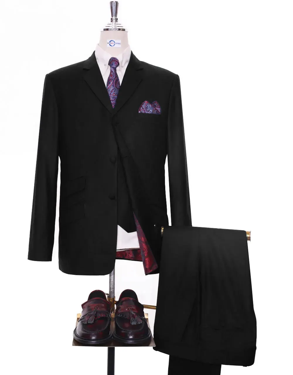 3 Piece Suit | Essential Black Suit For Men