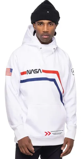 686 Bonded Fleece Pullover Hoodie Mens 2023 Nasa White