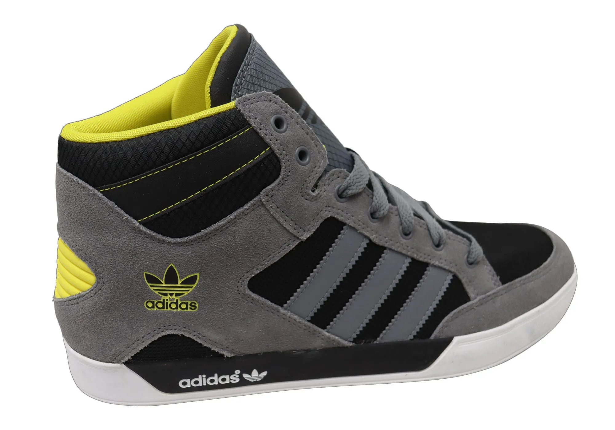 Adidas Mens Hard Court Hi Comfortable Lace Up Shoes