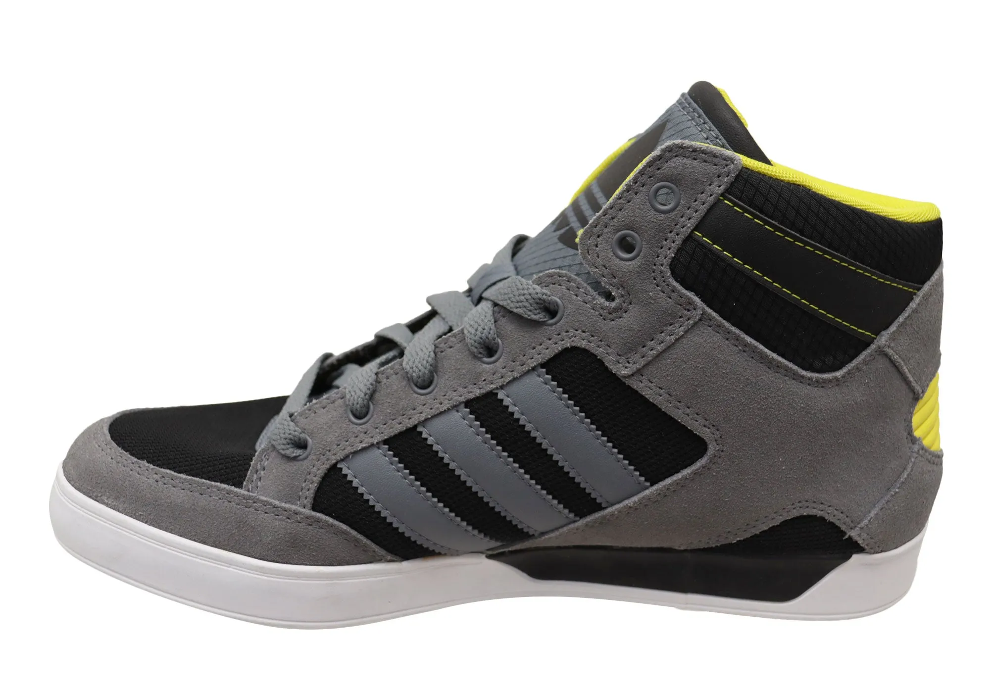 Adidas Mens Hard Court Hi Comfortable Lace Up Shoes