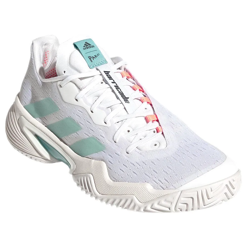 adidas Women's Barricade - Parley - Cloud White/Orbit Grey