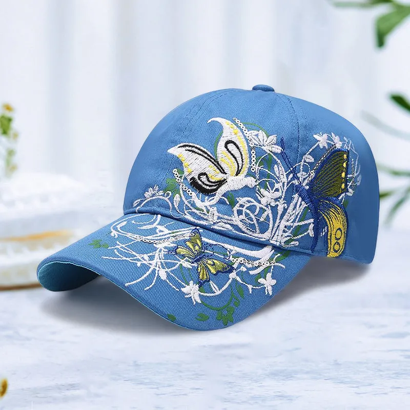 Adjustable Breathable Embroidered Sun Hat