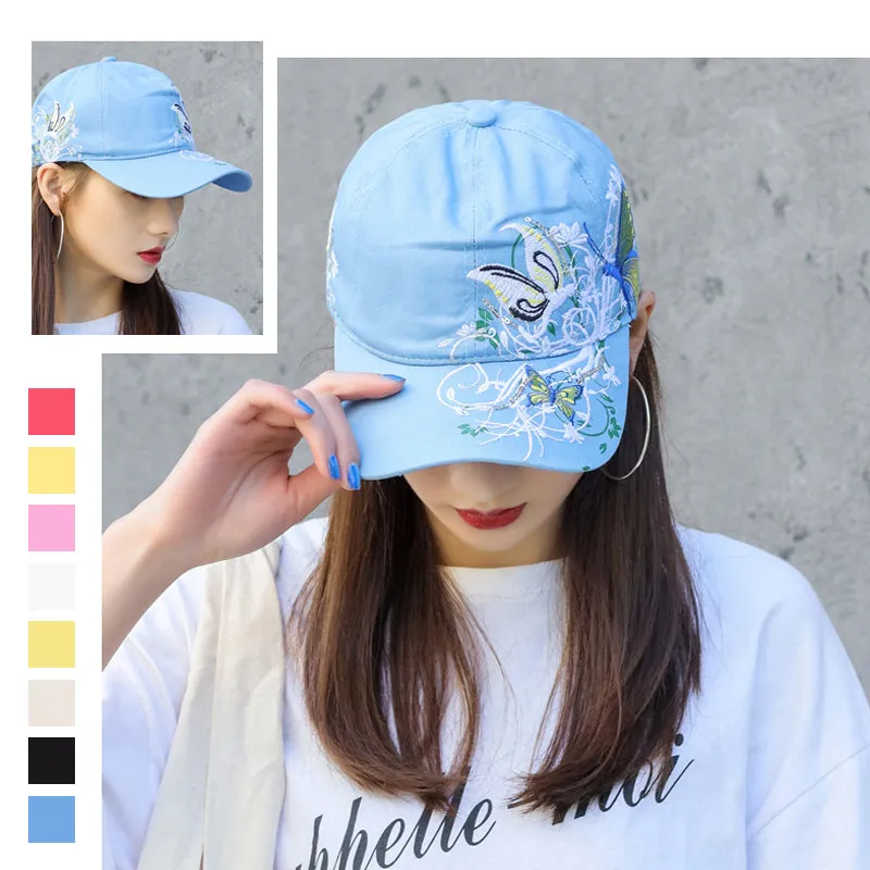 Adjustable Breathable Embroidered Sun Hat