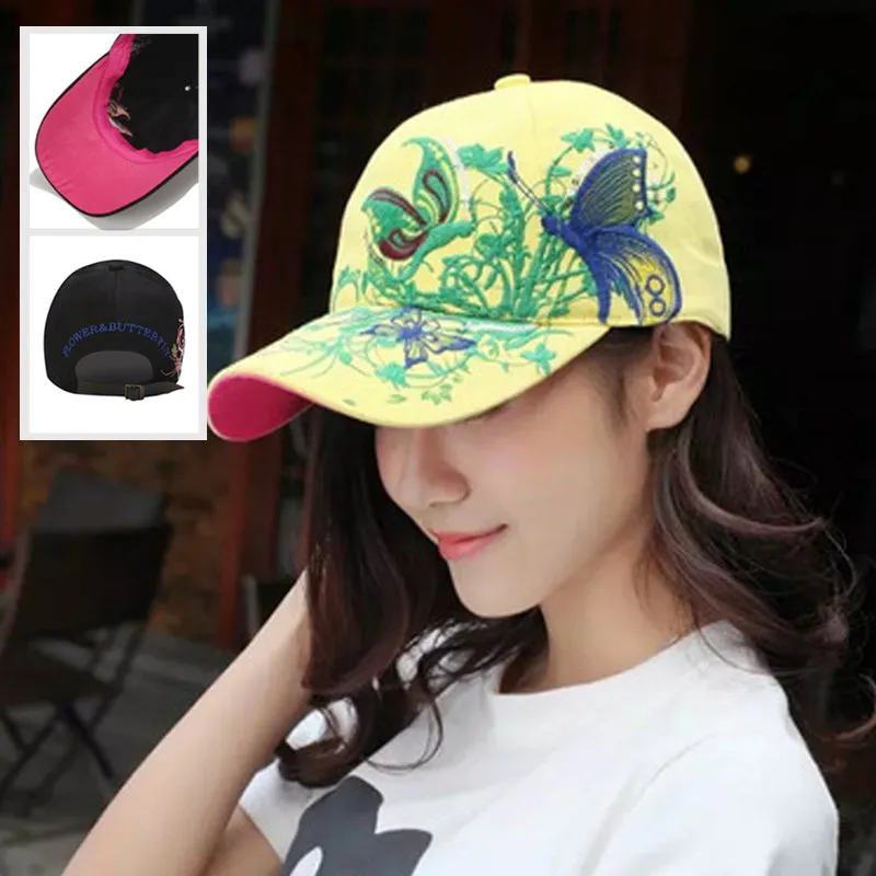 Adjustable Breathable Embroidered Sun Hat