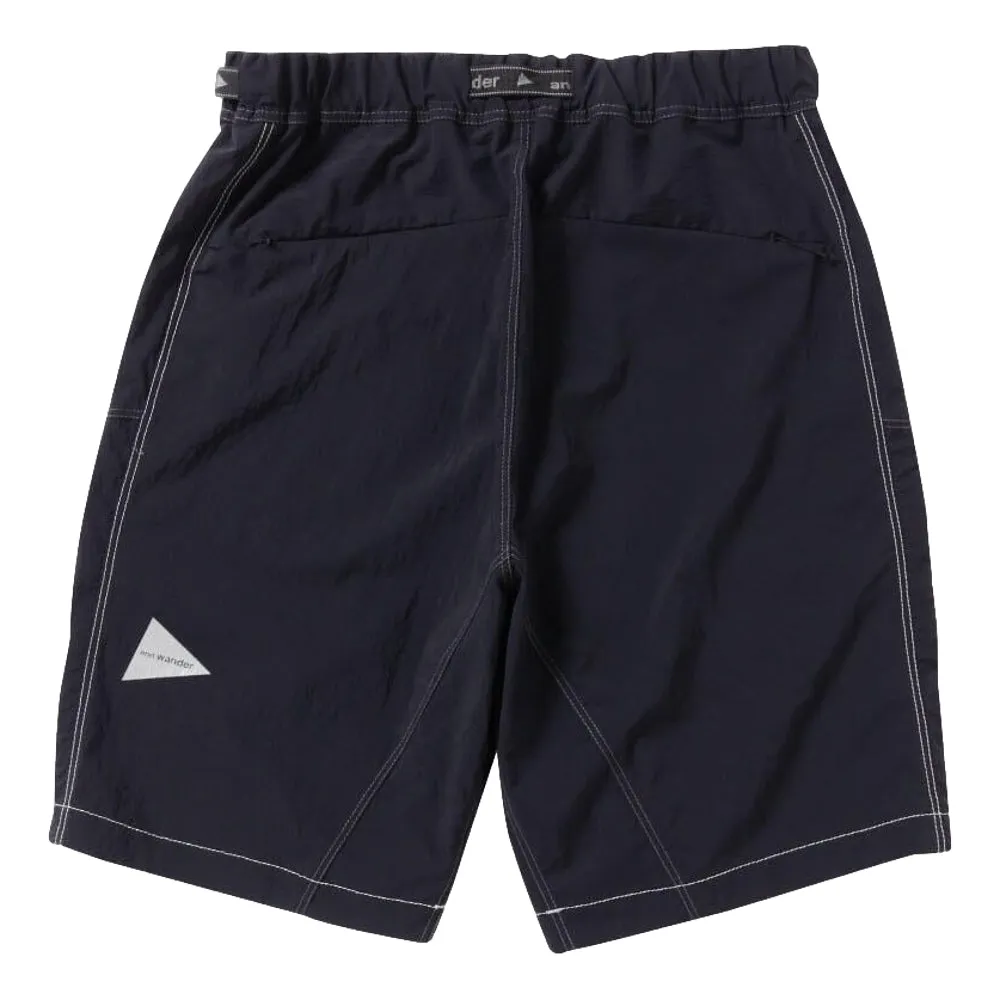 AND WANDER LIGHT HIKE SHORT PANTS-BLACK