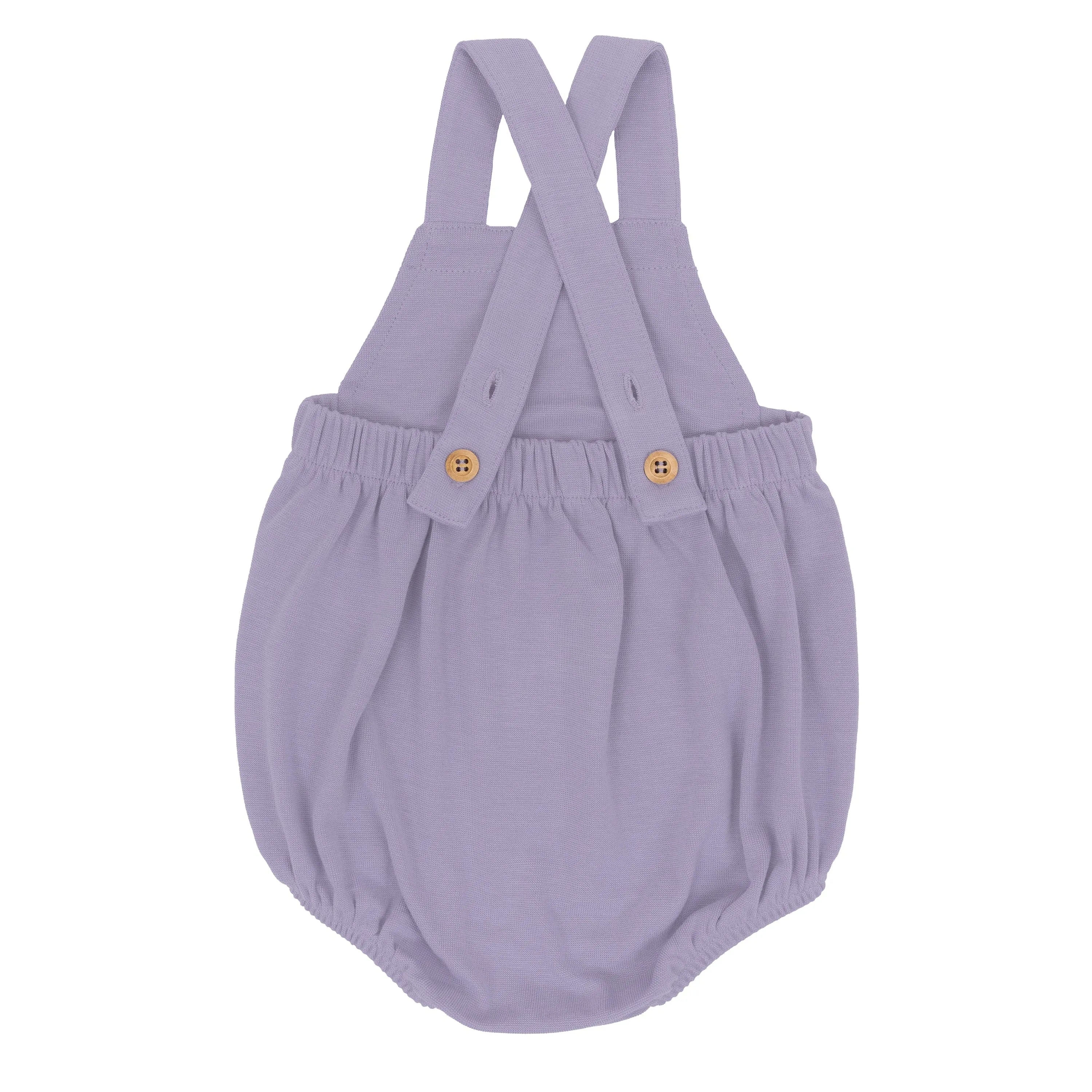 Bamboo Jersey Bubble Overall in Taro