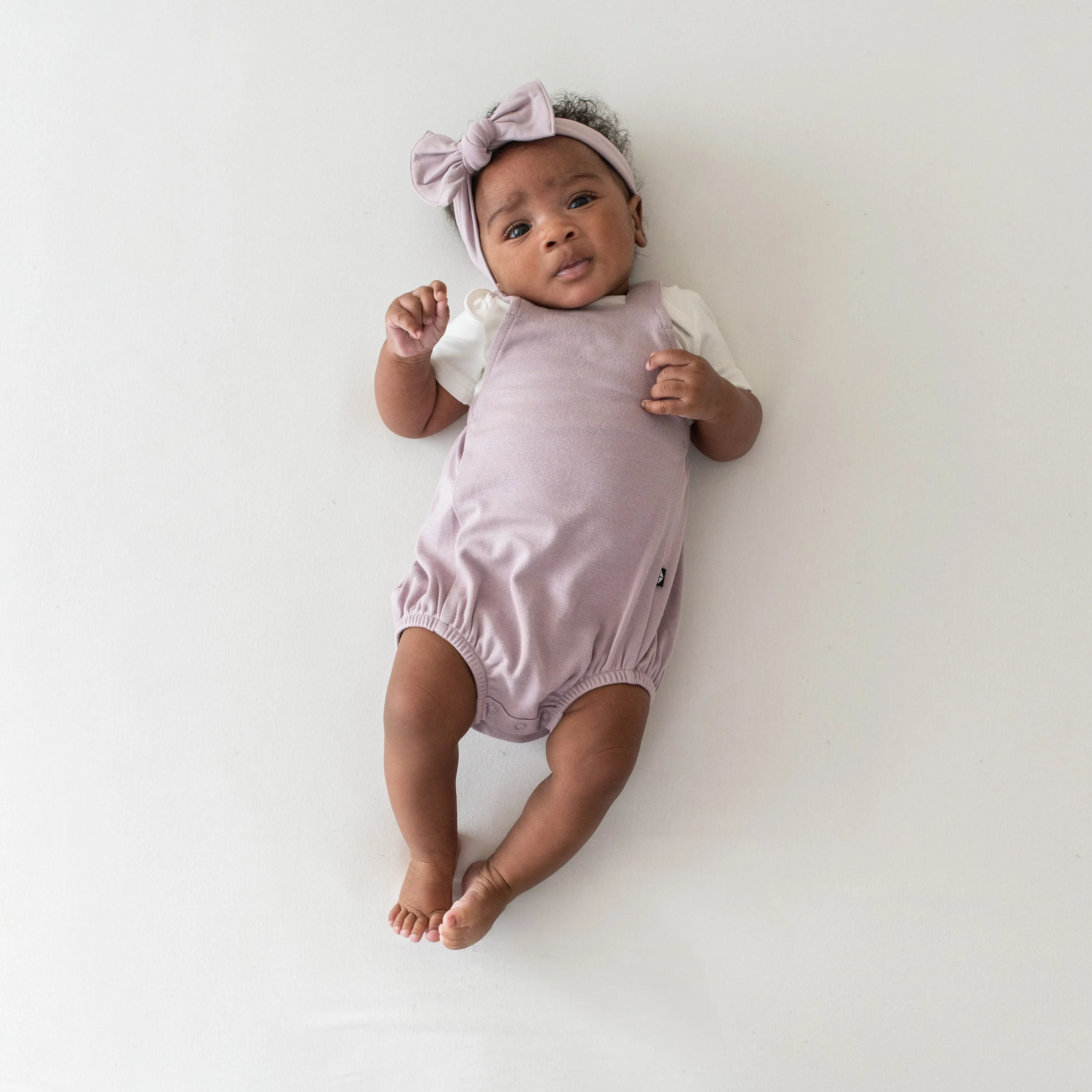 Bamboo Jersey Bubble Overall in Wisteria