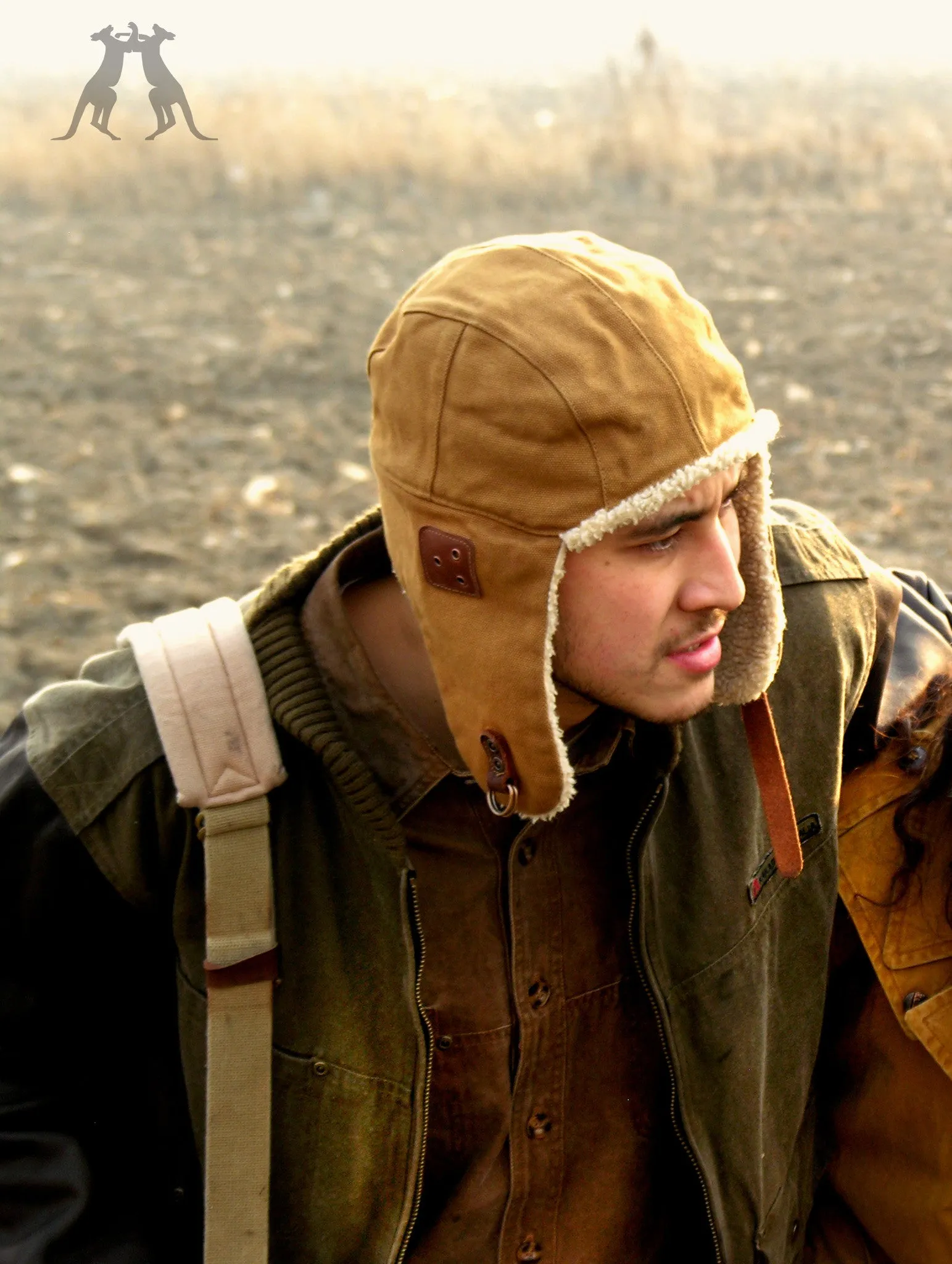 Baron Aviator Hat in Tobacco