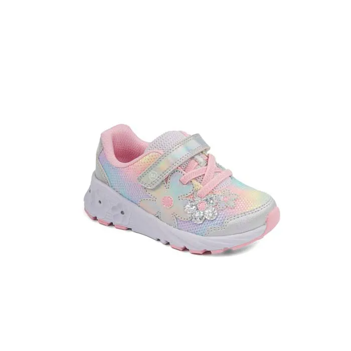 Big Girl Stride Rite SR Lighted Glimmer 2.0 in Rainbow