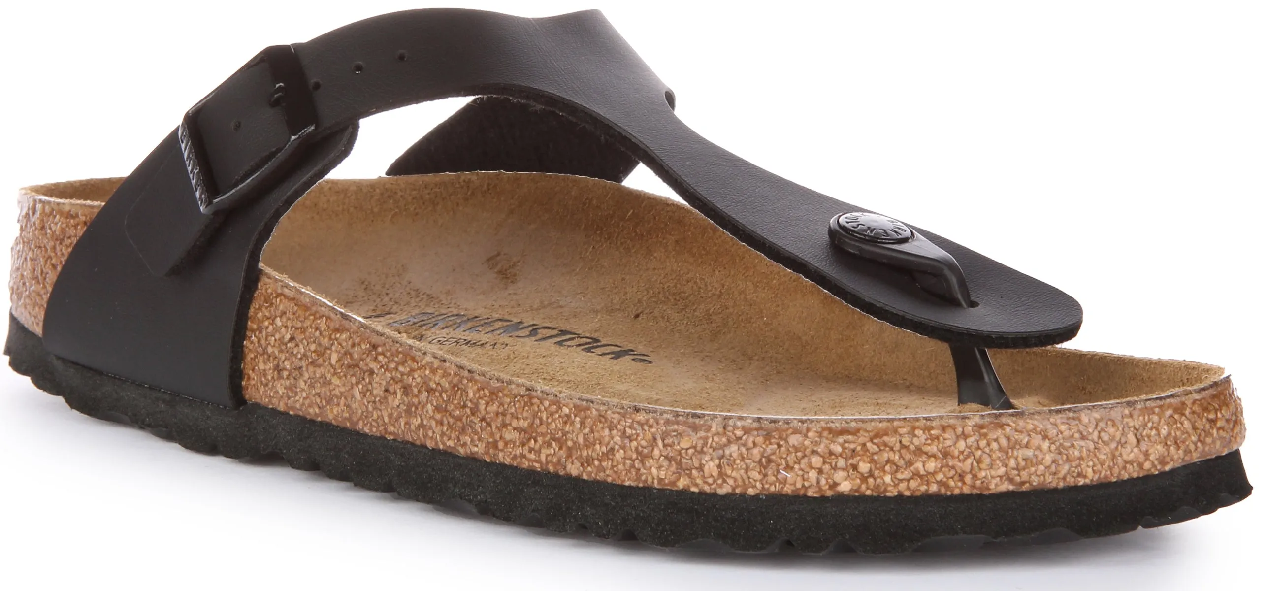 Birkenstock Gizeh In Black | Narrow Fit