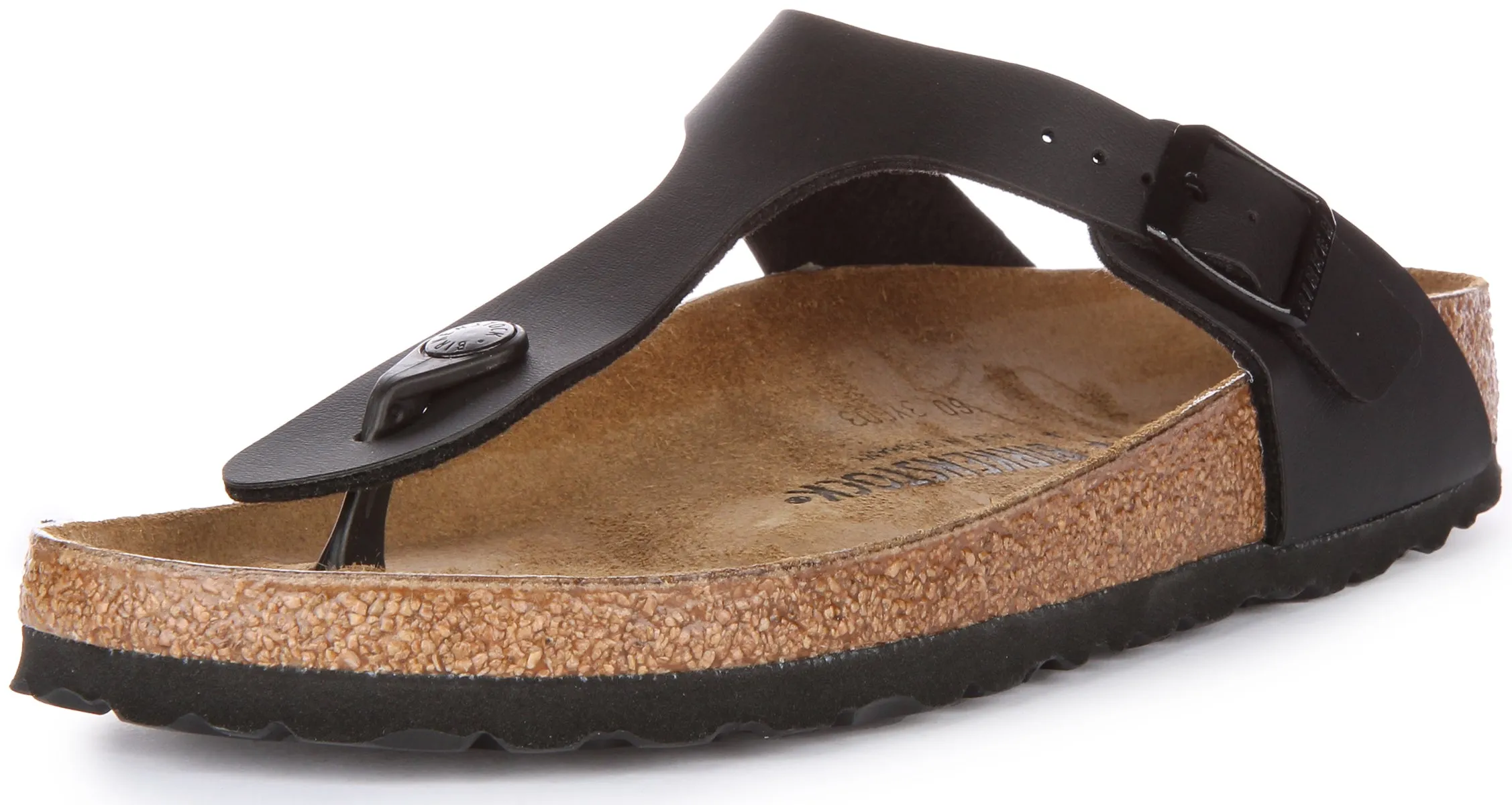 Birkenstock Gizeh In Black | Narrow Fit