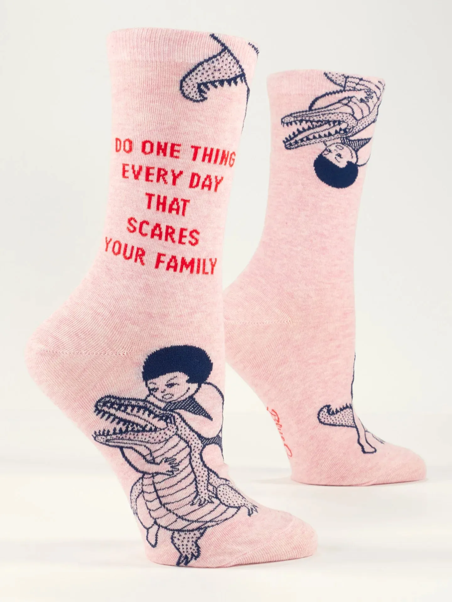 Blue Q  Socks WOMENS do one thing that scares your family