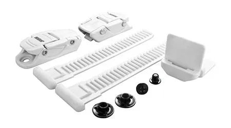 Bont Slim-Line Buckle Kit (white)