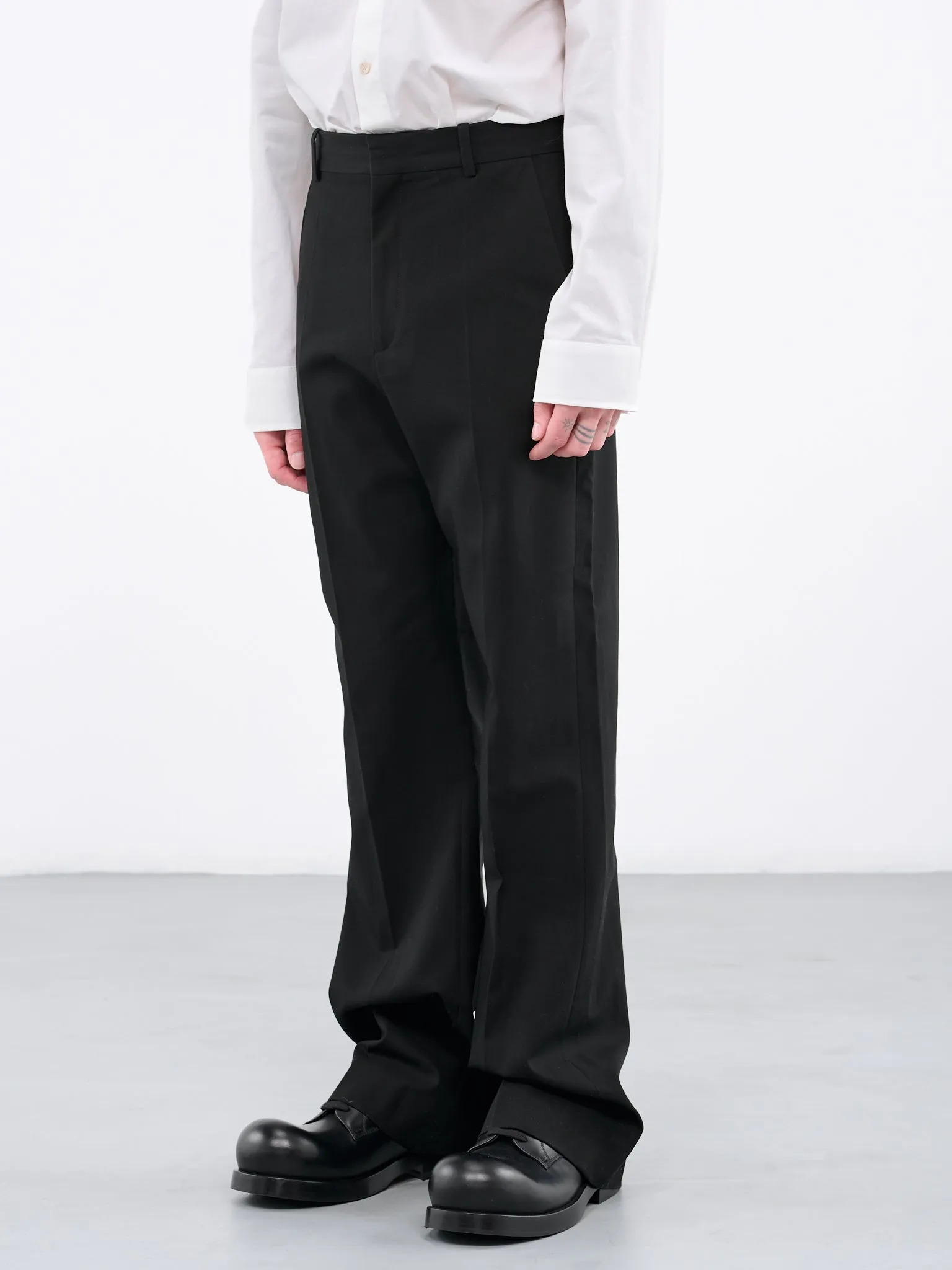 Bootleg Trousers (H526Y04WDA-BLACK)