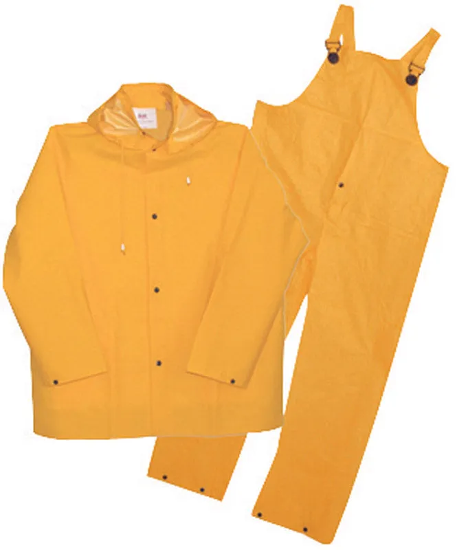 Boss Yellow PVC-Coated Polyester Rain Suit XXL