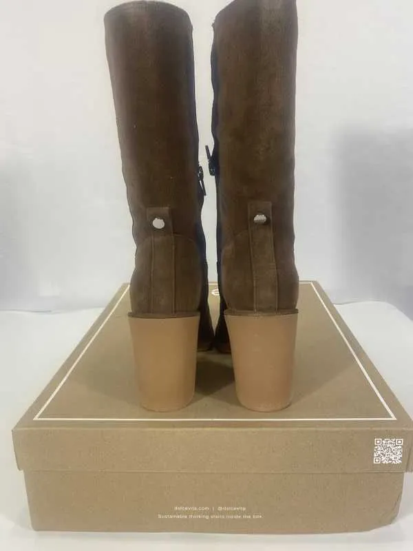 CADDIE PLUSH BOOTS COCOA SUEDE - re:vita