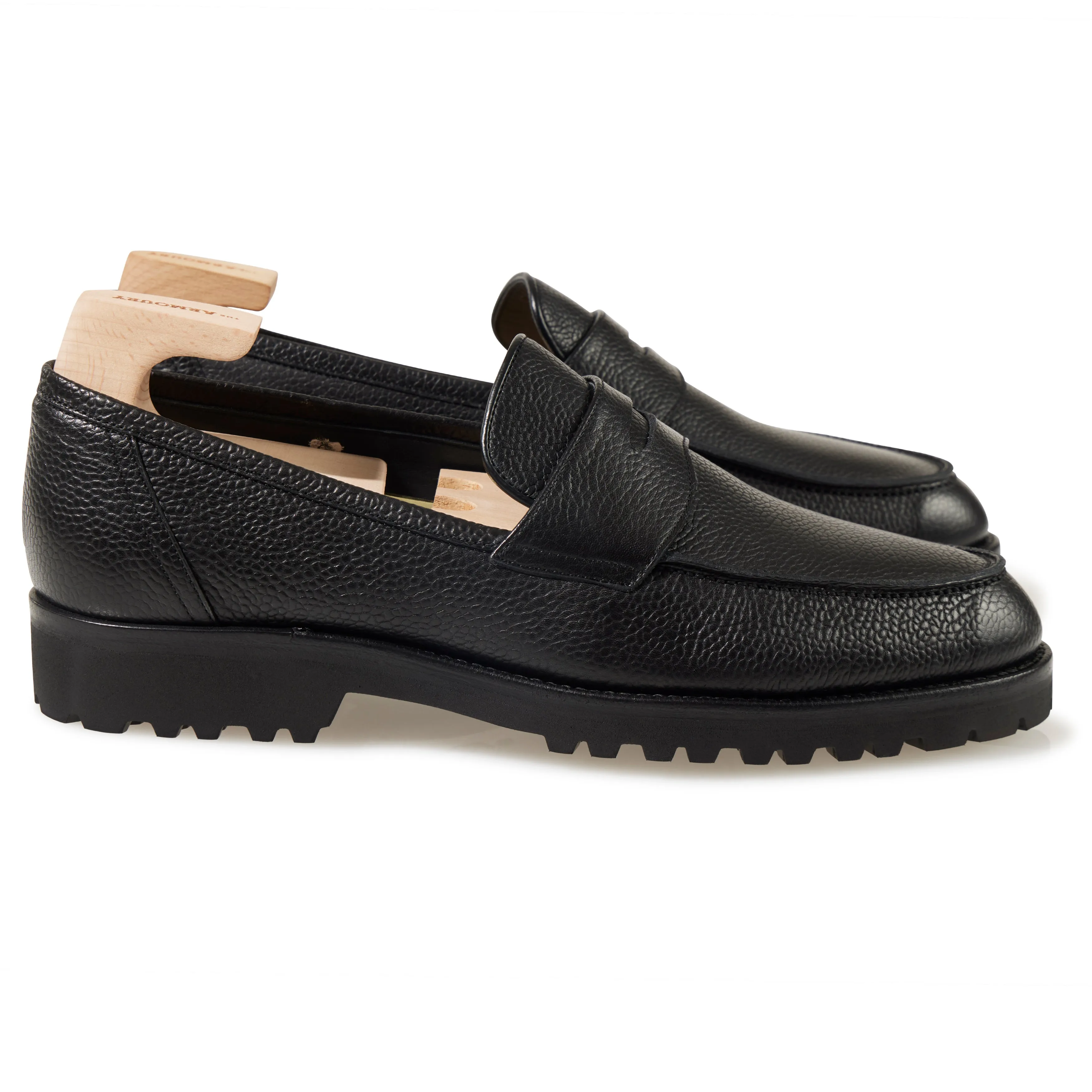 Calf 'Leggera' Commando Sole Penny Loafer