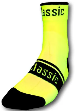 Classic Cycling Sock - Fluo Yellow