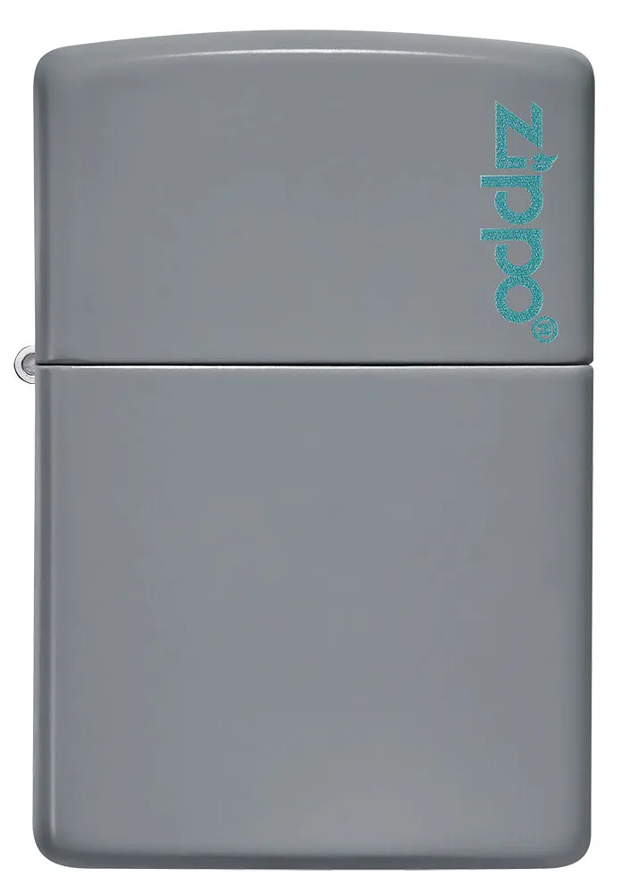 Classic Flat Grey Zippo Logo