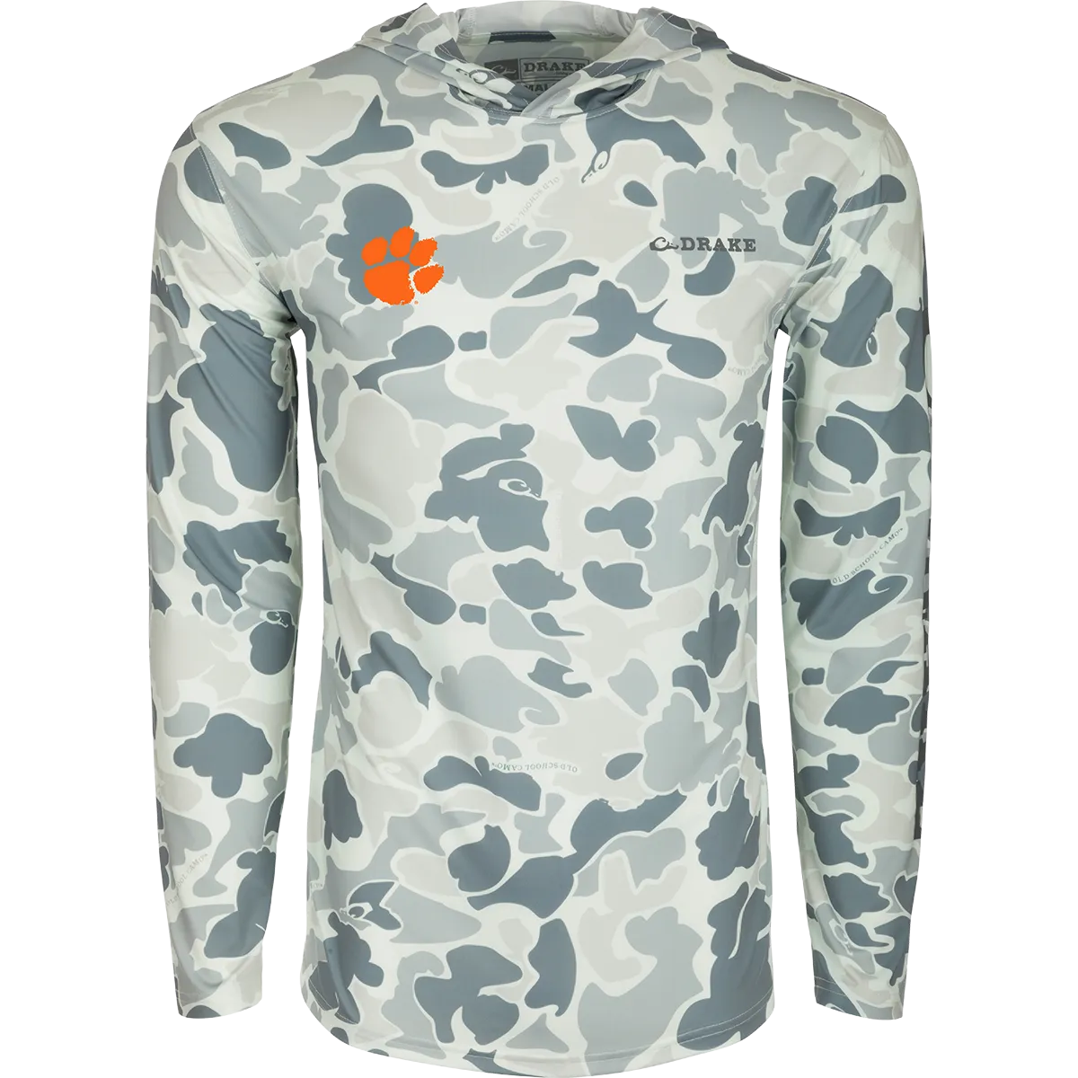 Clemson Performance Long Sleeve Camo Hoodie