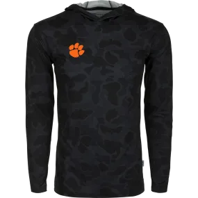 Clemson Performance Long Sleeve Camo Hoodie