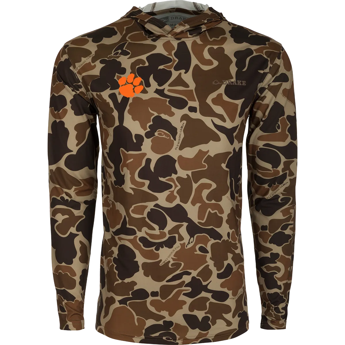 Clemson Performance Long Sleeve Camo Hoodie