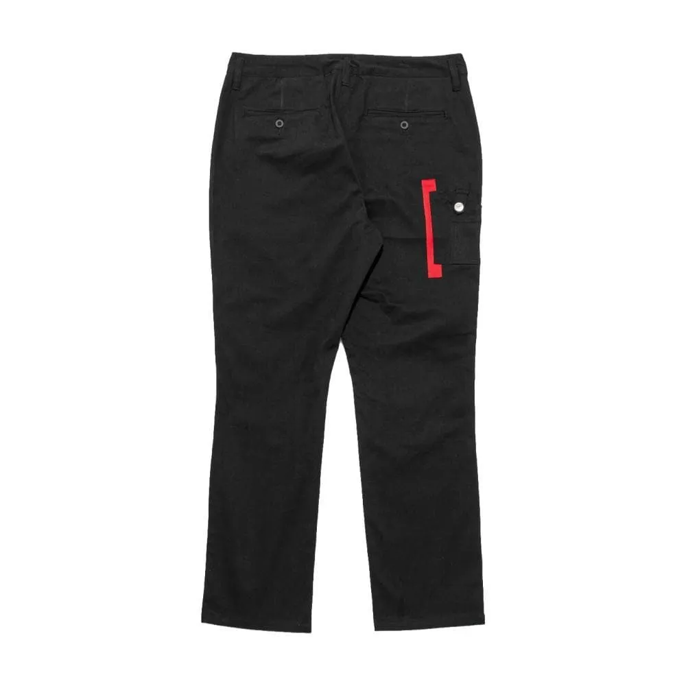 CLOT TEE TAPERED DRAWRING PANTS-BLACK