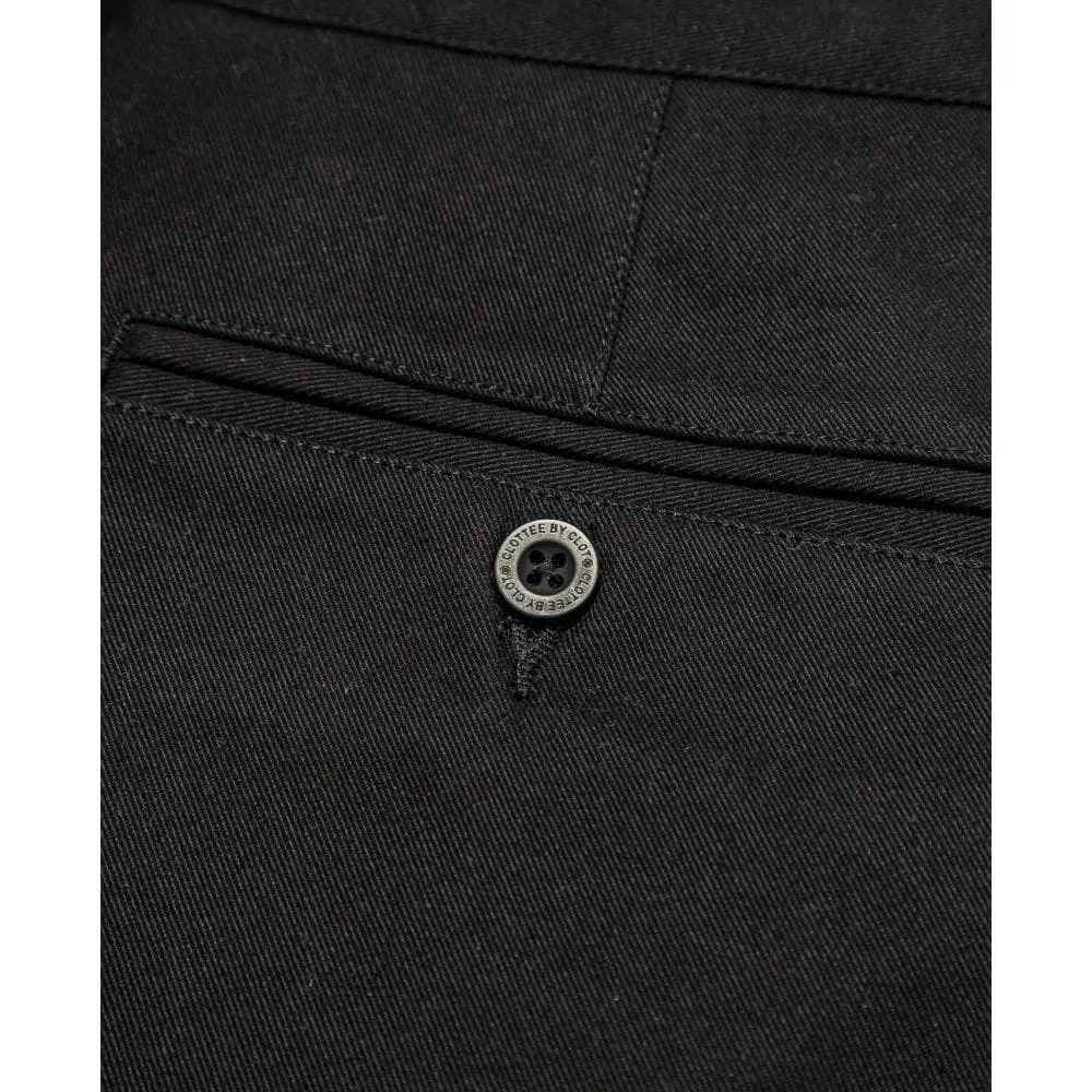 CLOT TEE TAPERED DRAWRING PANTS-BLACK