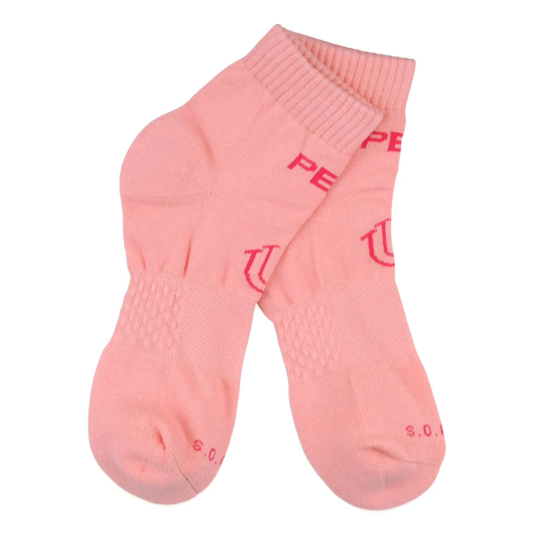 COLR By uLace Mid-Calf Socks - Peachy Orange