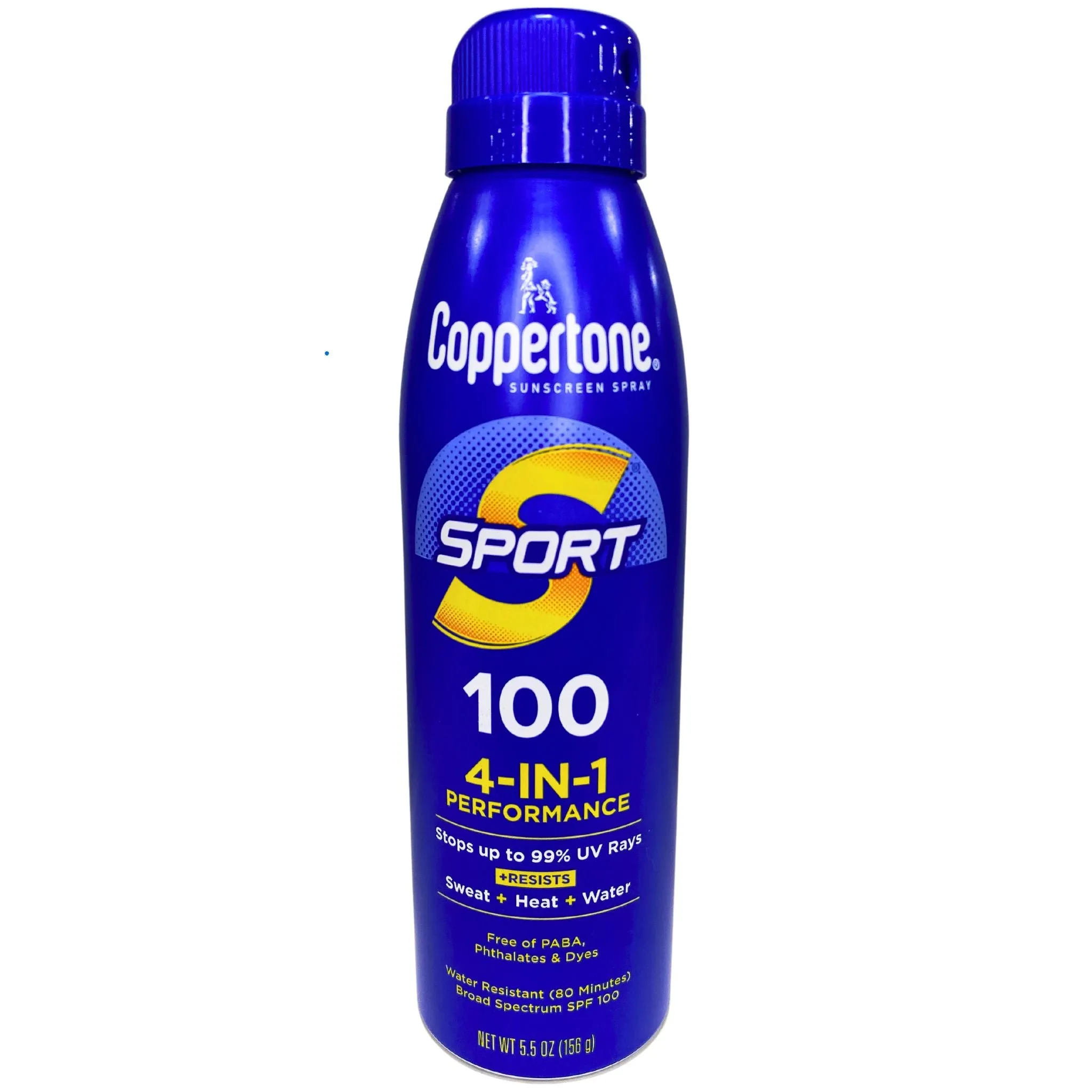 Coppertone Sunscreen Spray Sport 100 4-IN-1 Performance (60 Pcs Lot)