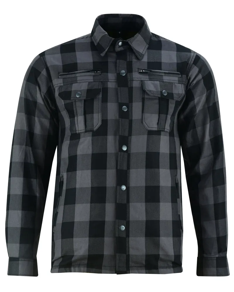 Daniel Smart Armored Flannel Shirt - Gray