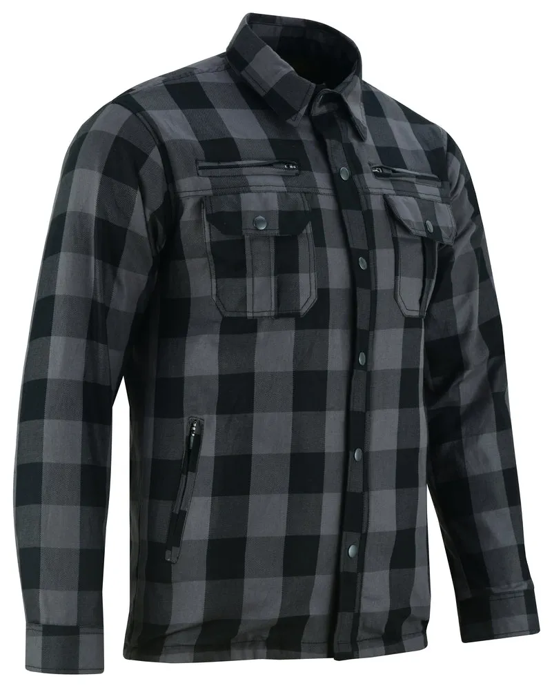 Daniel Smart Armored Flannel Shirt - Gray