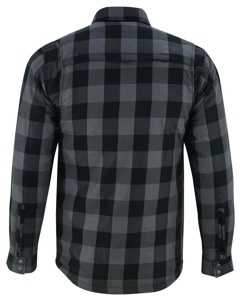 Daniel Smart Armored Flannel Shirt - Gray