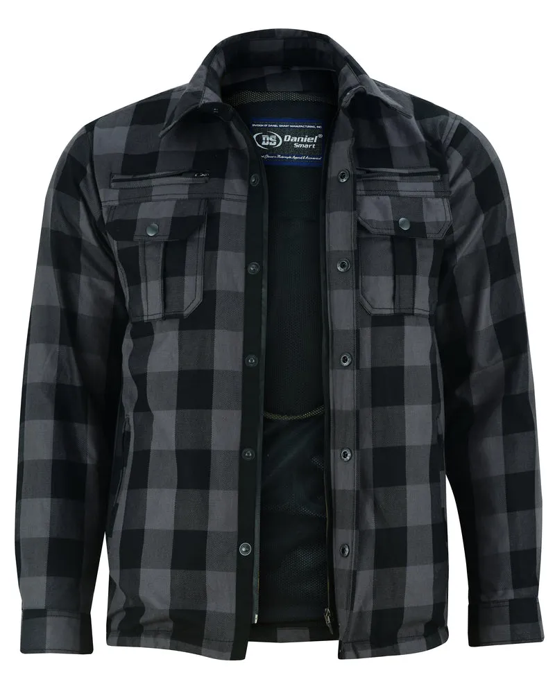 Daniel Smart Armored Flannel Shirt - Gray