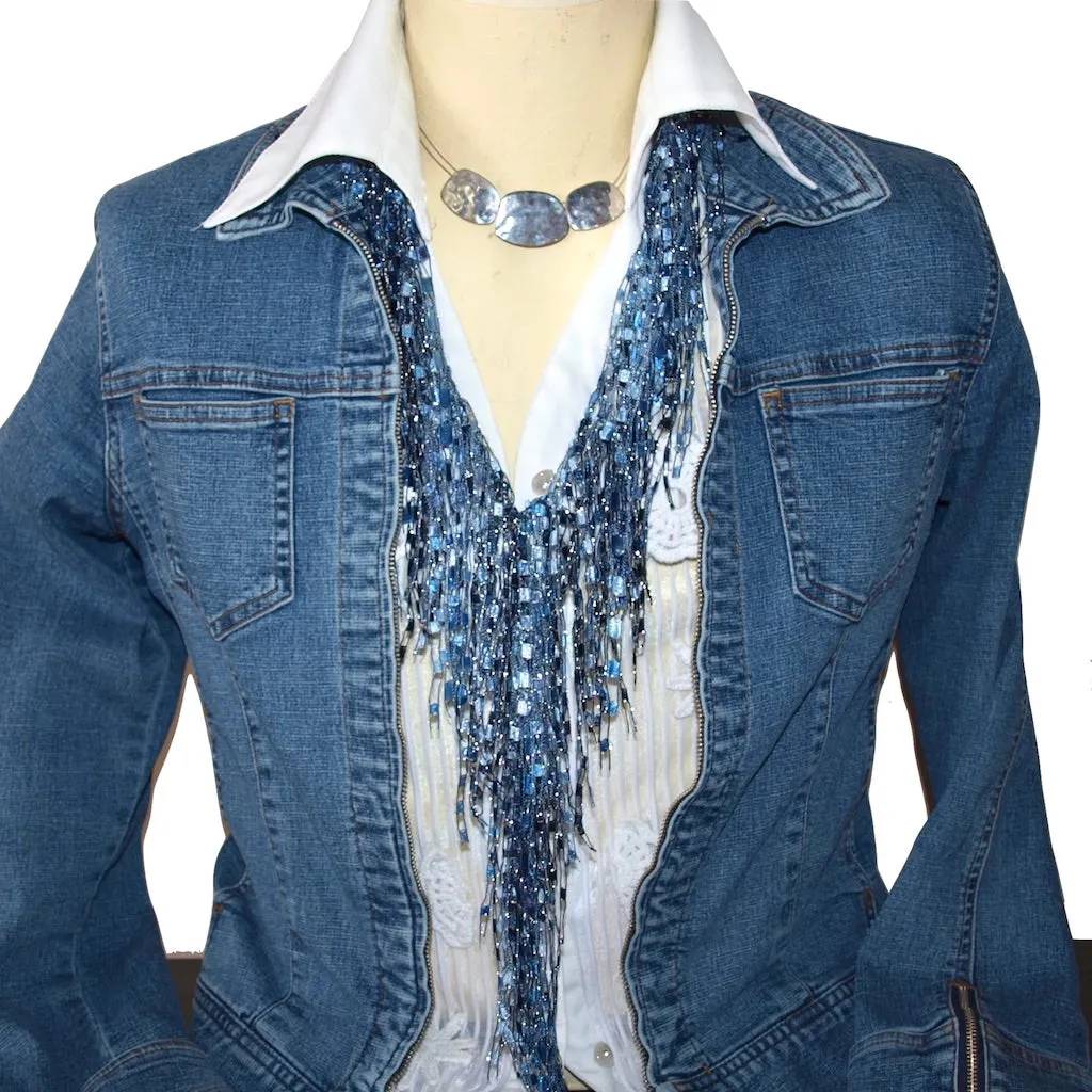 Denim Necklace Scarf