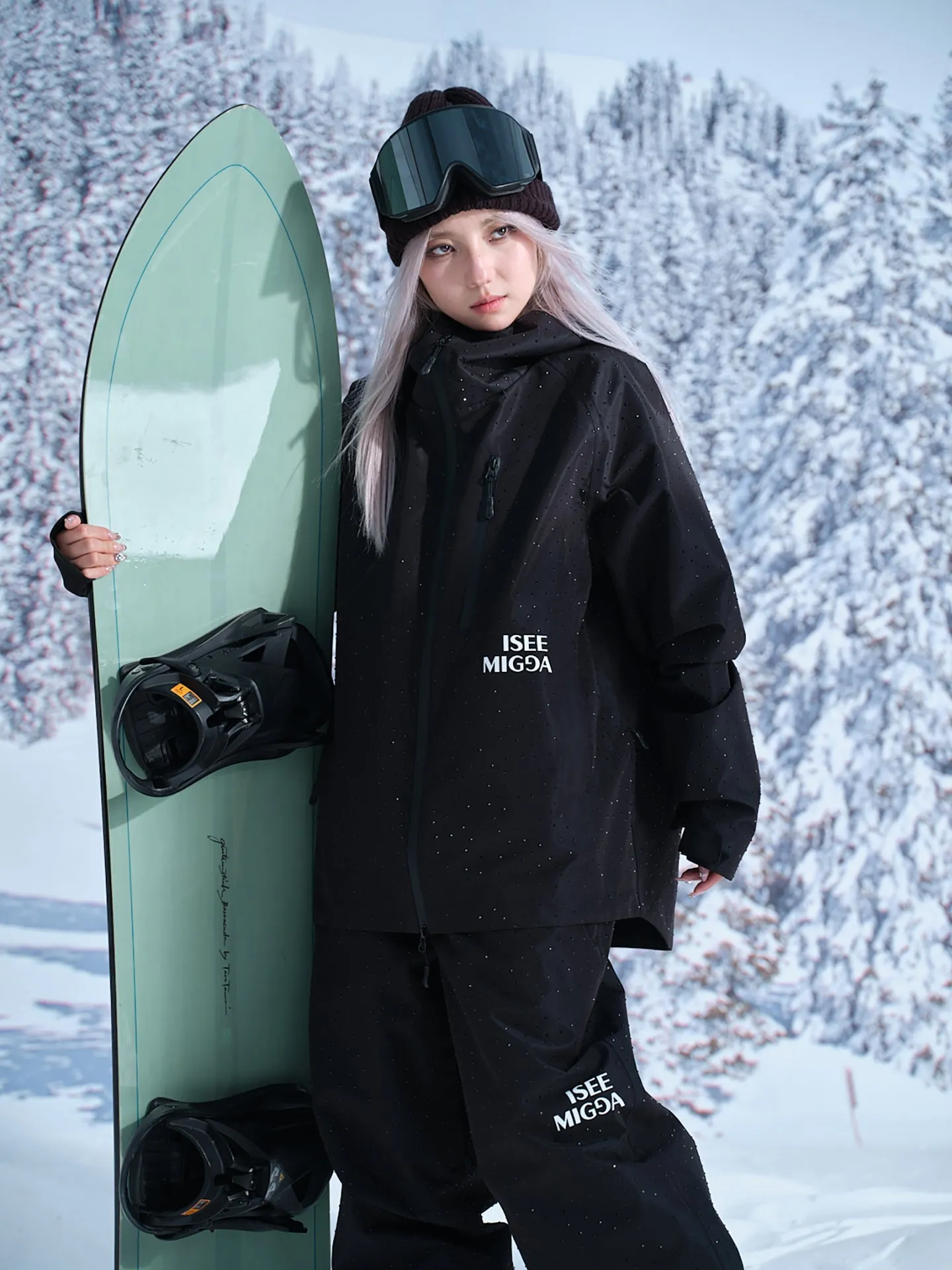 Diamond Black Warrior Ski Suit