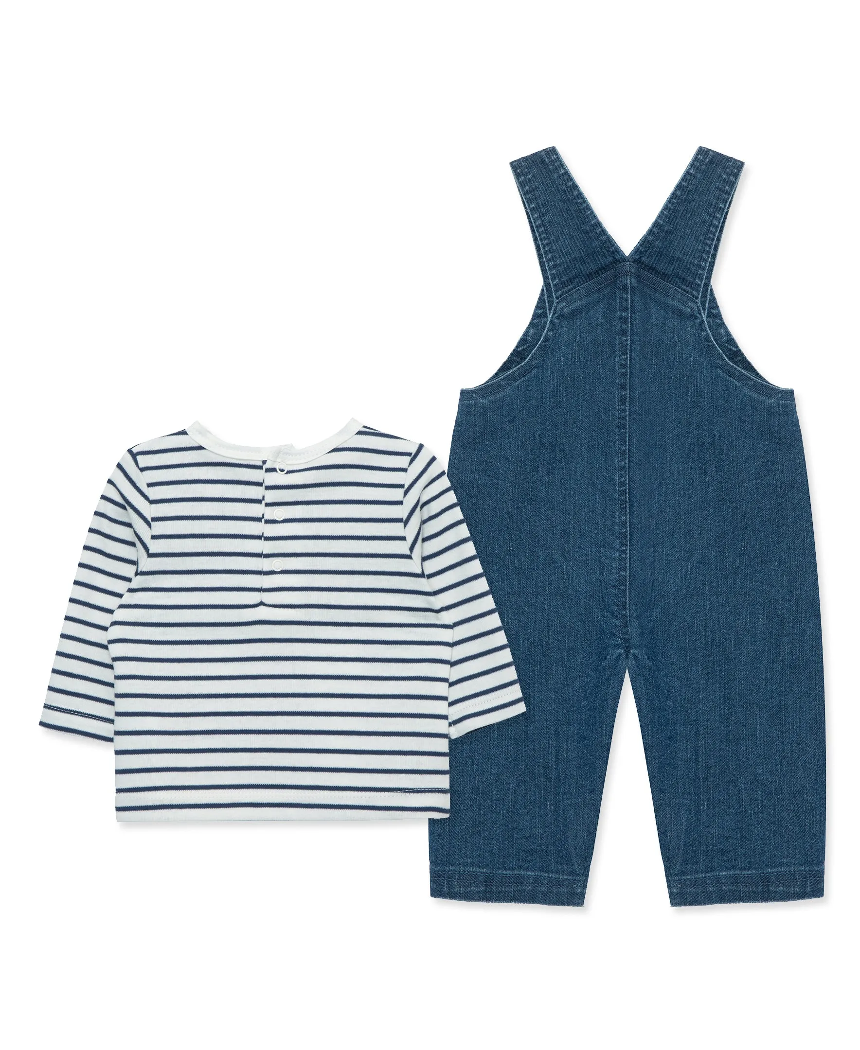 Dino Woven Overall Set (12M-24M)