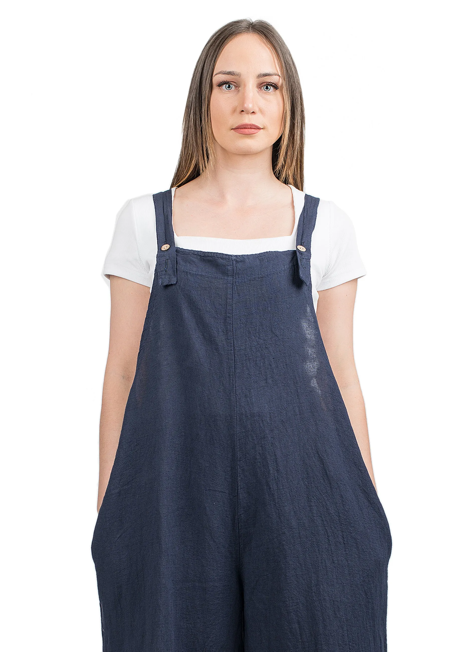 Dungarees 100% linen