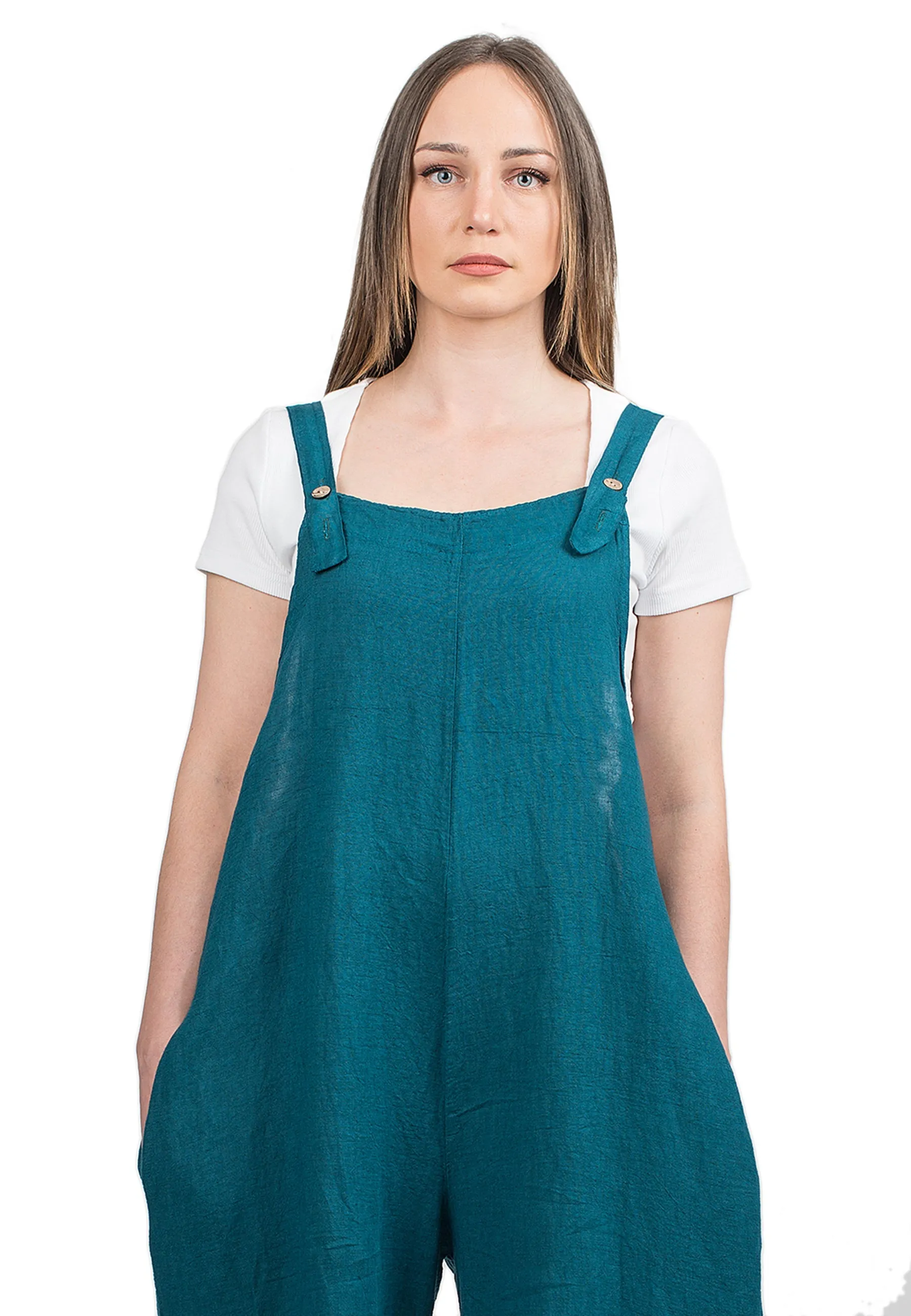 Dungarees 100% linen