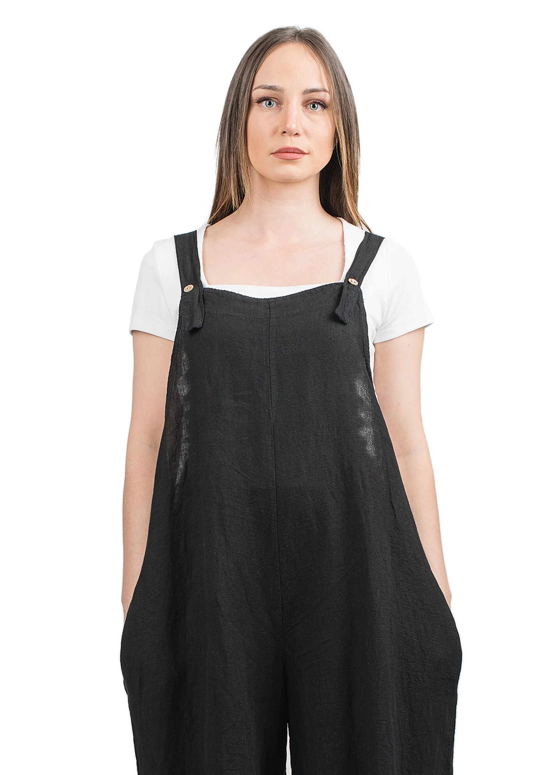 Dungarees 100% linen