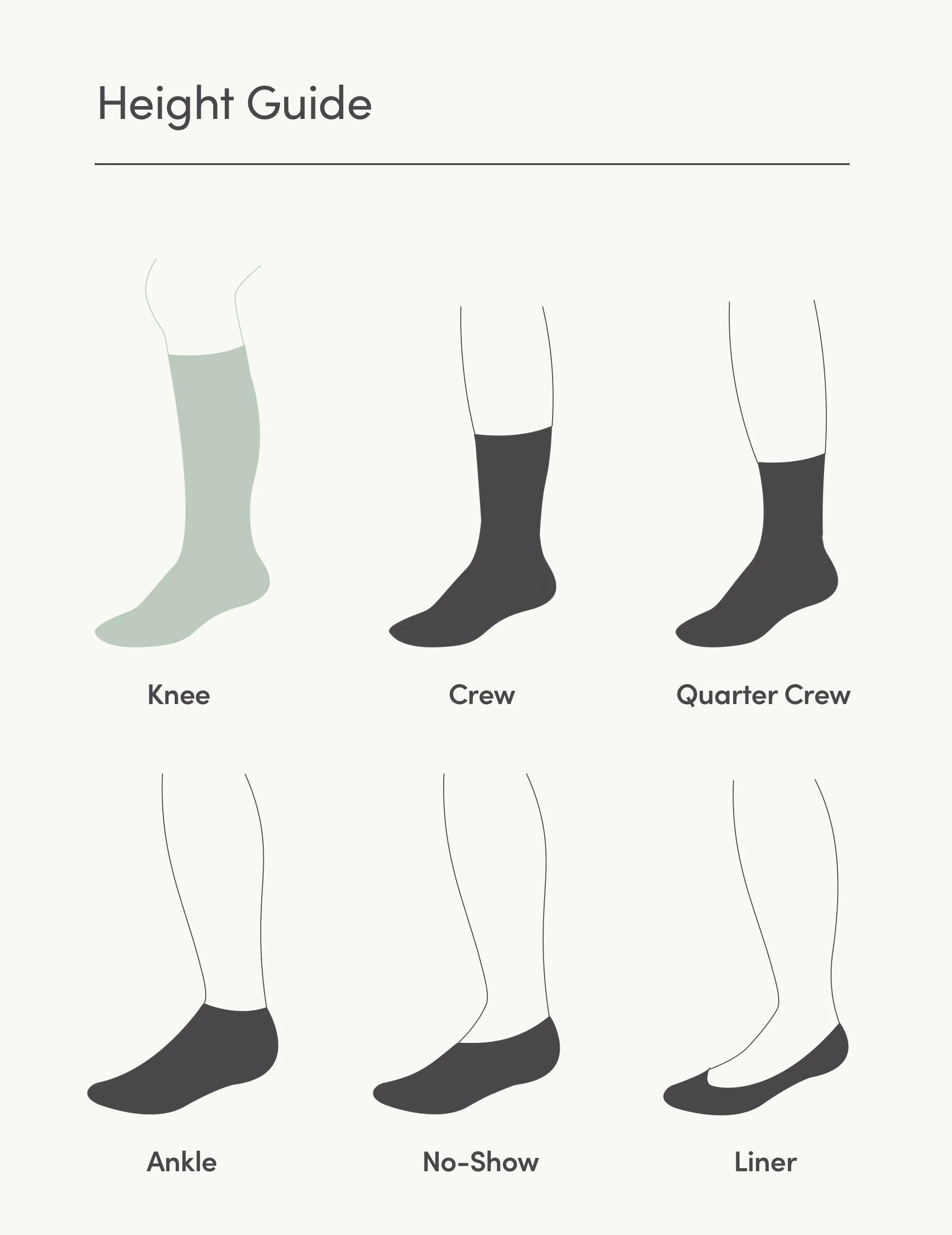 Everyday Knee High Socks - Black