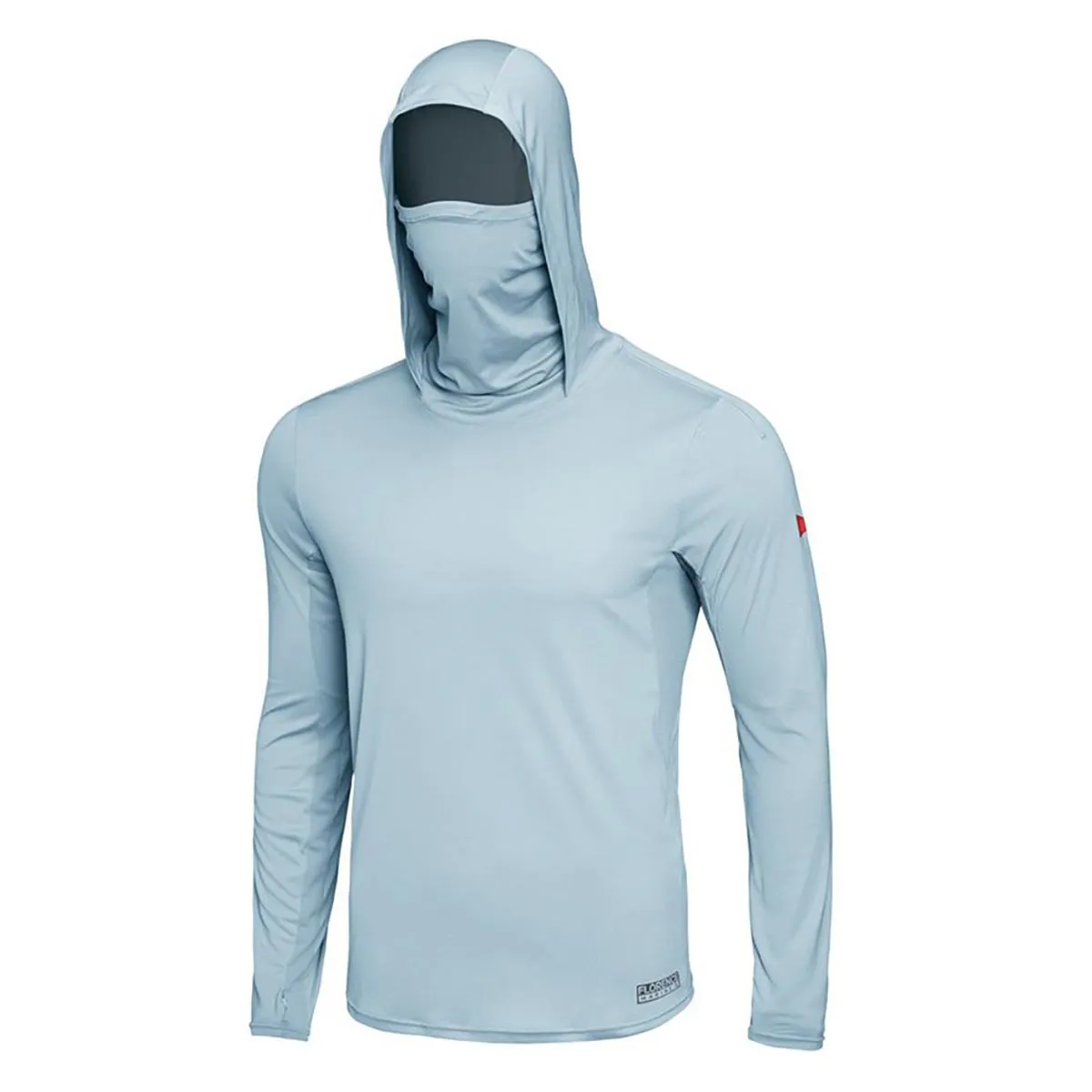 Florence Marine X Hooded Long Sleeve UPF Shirt - Steel Blue