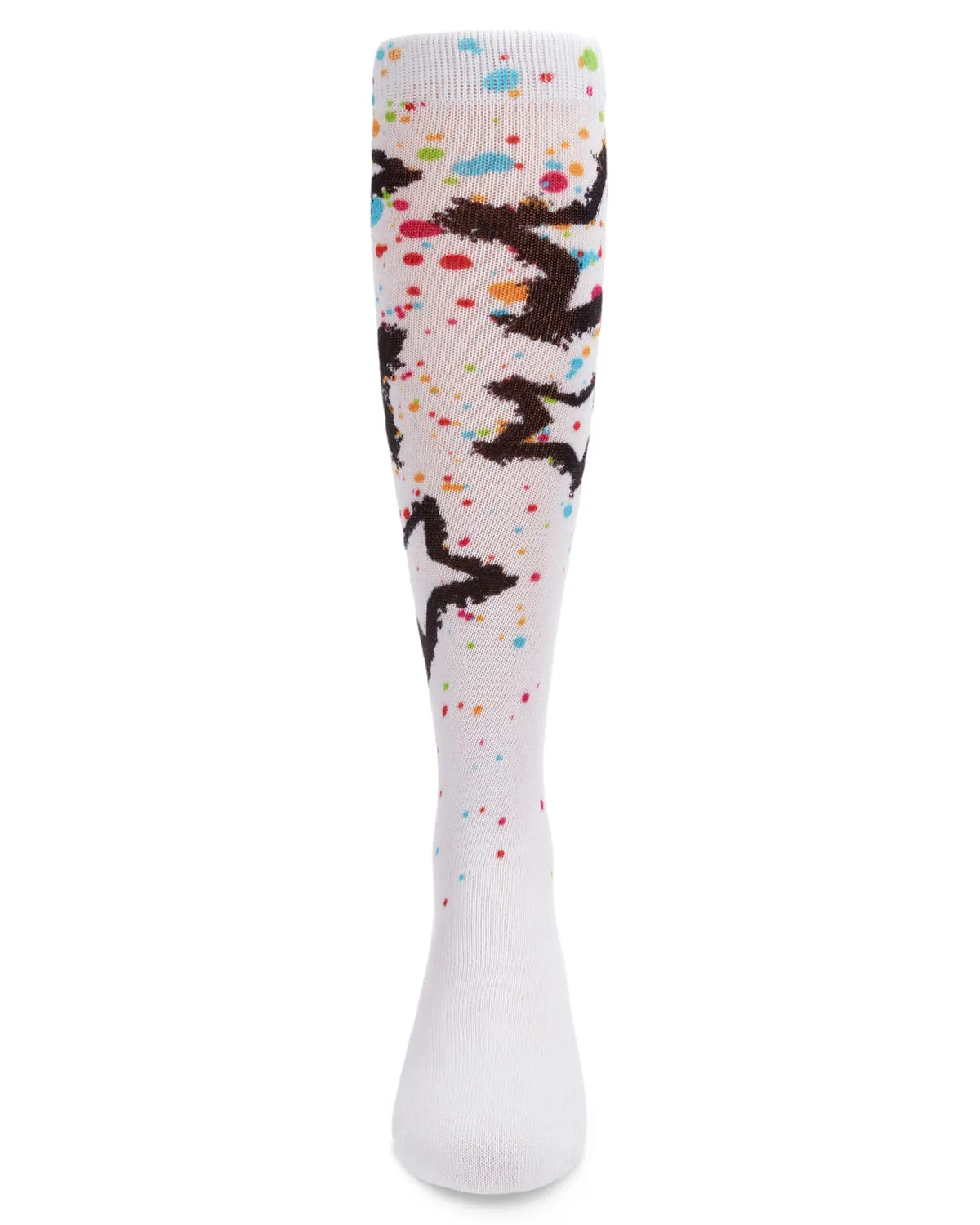 Girls' Graffiti Star Knee-High Socks