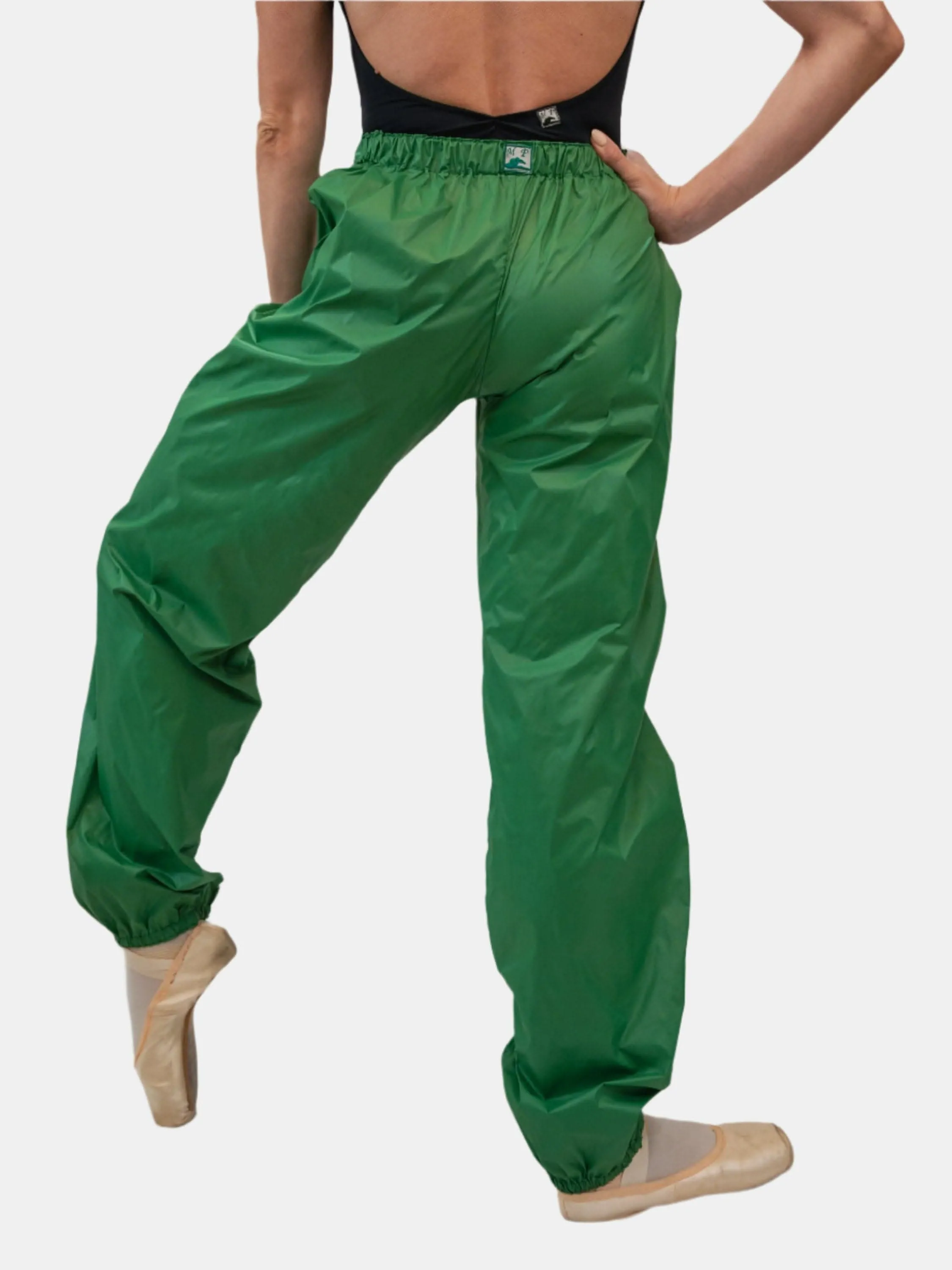 Green Warm-Up Dance Trash Bag Pants MP5003