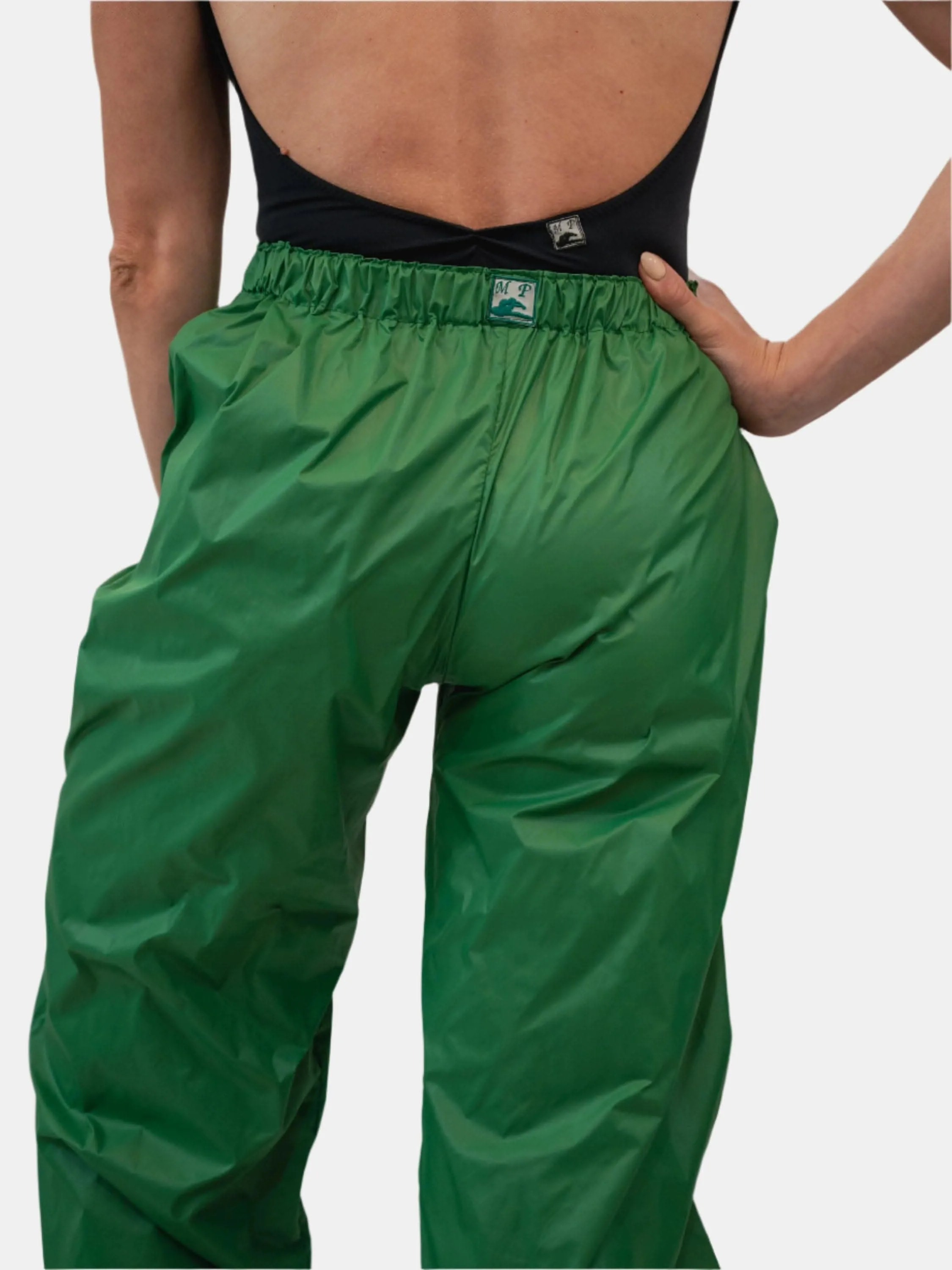 Green Warm-Up Dance Trash Bag Pants MP5003