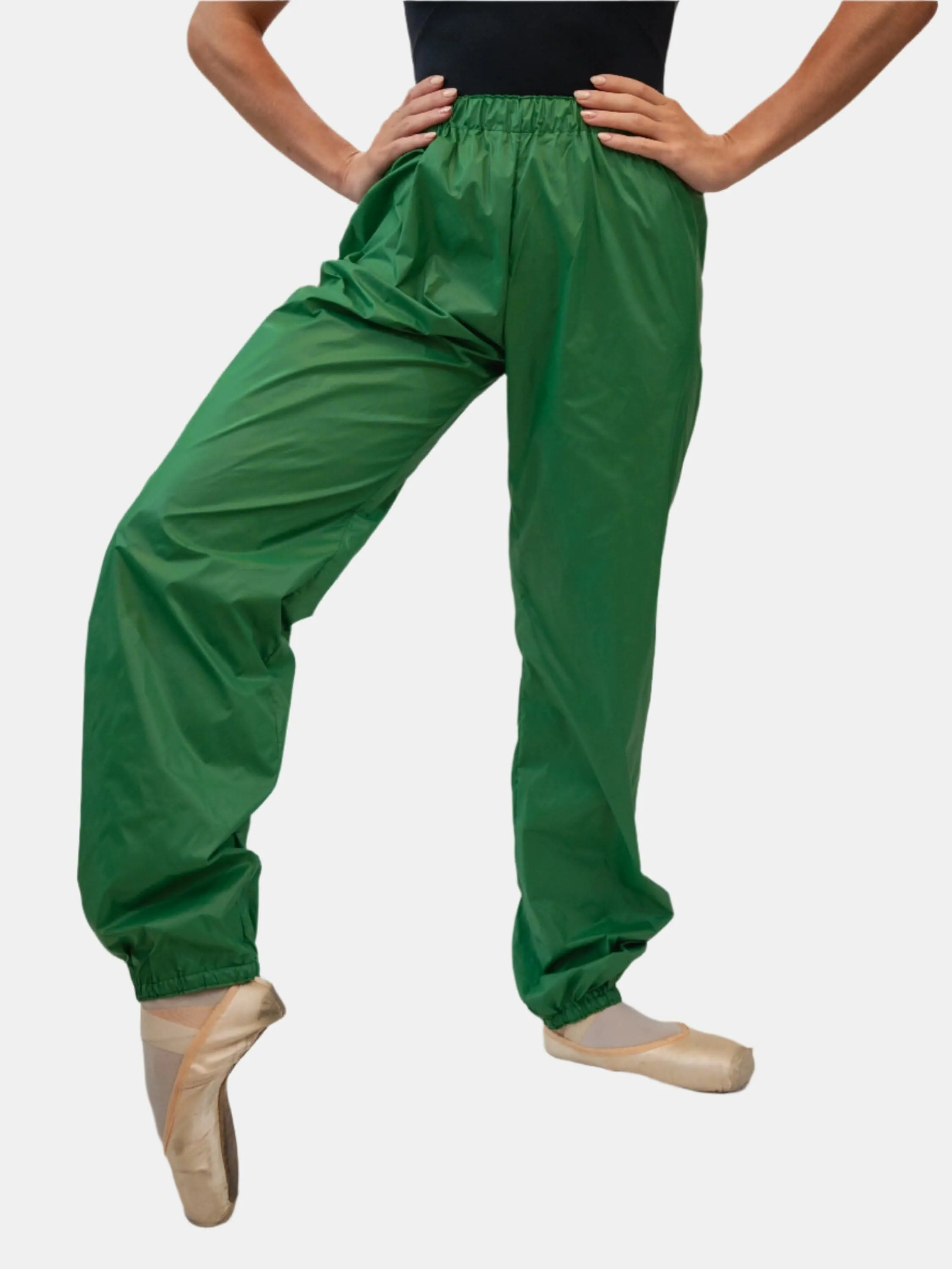 Green Warm-Up Dance Trash Bag Pants MP5003