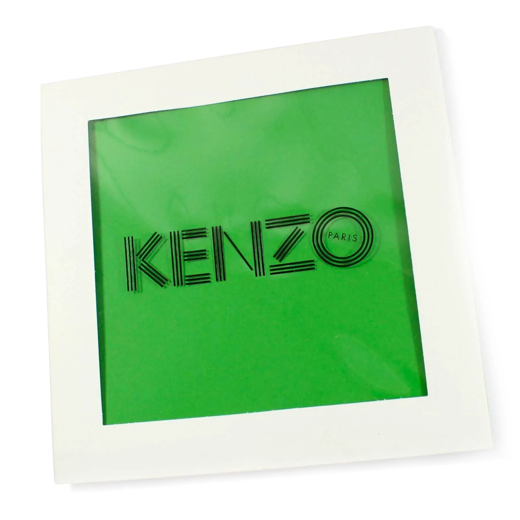 Kenzo Scarf Gray Cactus & Logo Design - Large Wrap - FINAL SALE